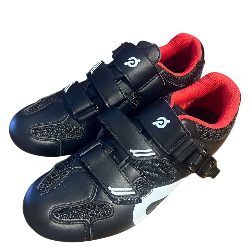 Peloton Cycling Shoes Red/black size 40
